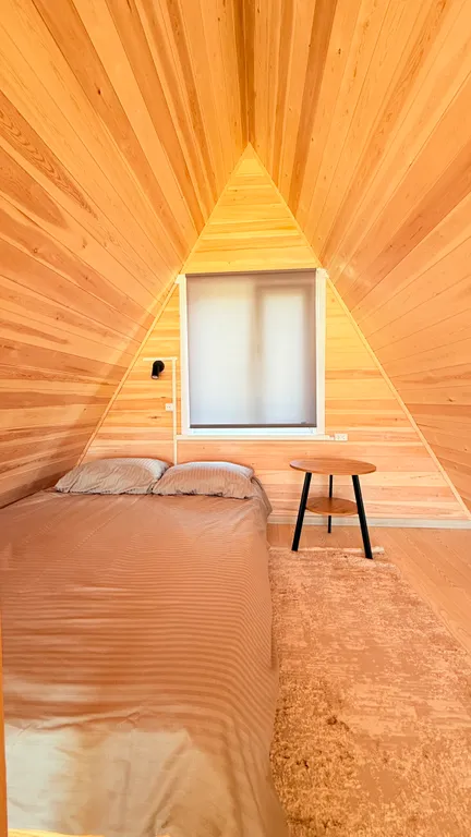 Дома А-фрейм на Ольхоне с видом на Байкал!