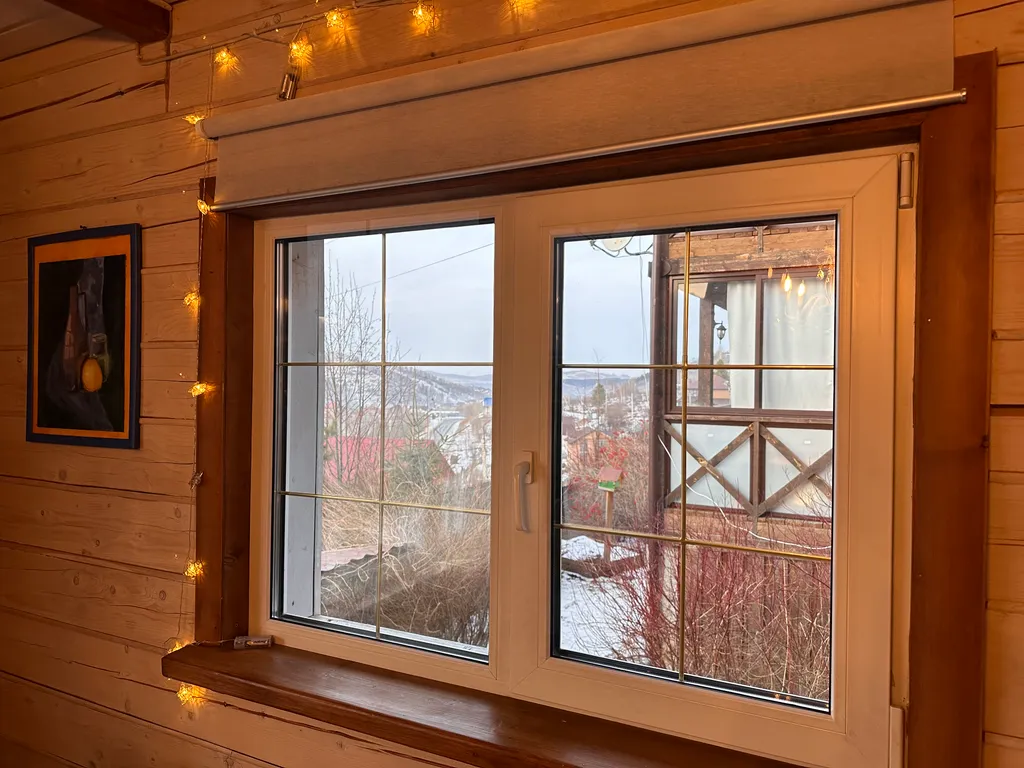 Домик в Горном Алтае с видом на горы