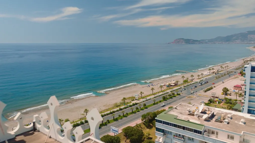 Yekta Queen просторный апартамент на 1 линии моря