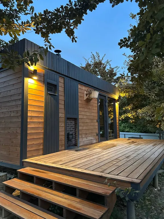 Коттедж Уютный дом у берега реки с баней — Горячий Ключ