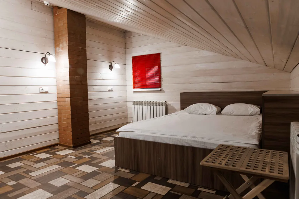 Коттедж с баней на дровах и купелью