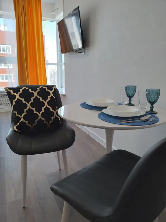 Студия Брутальный лев с панорамным видом на набережную реки