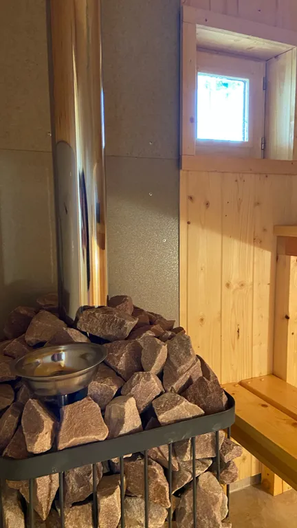 Уютный домик афрейм, банный чан, банька