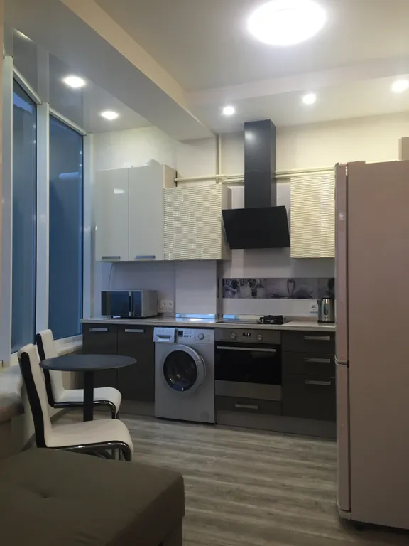 Студия с видом на море и горы