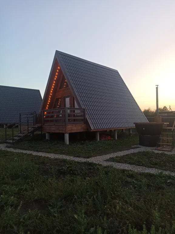 Коттедж Уютный домик а-фрейм — Суздаль