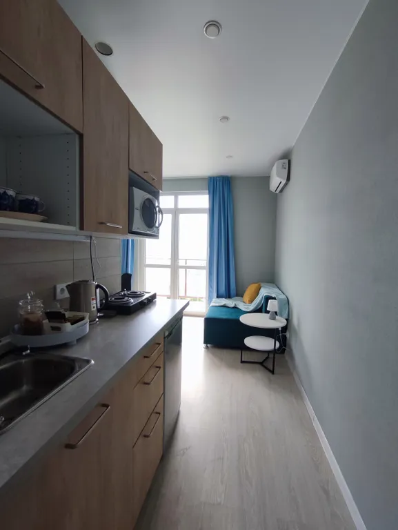 Новая студия с видом на море в Хосте