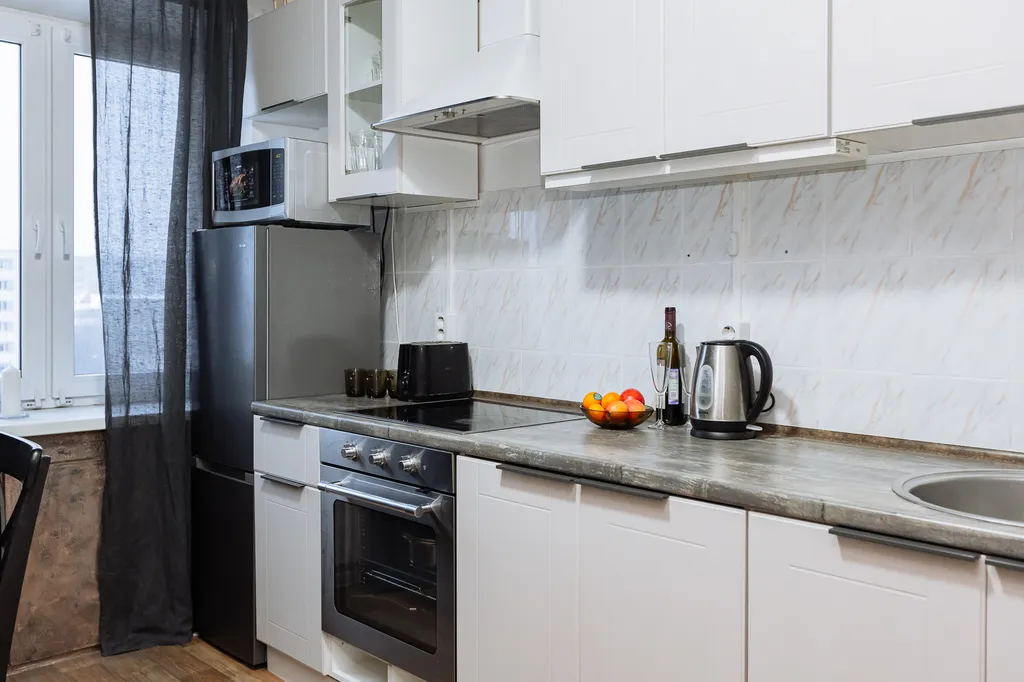 Квартира с интересным дизайном, в шаговой доступности до острова Канта