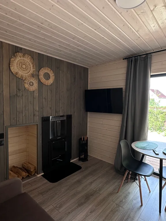 Мини-дом с баней и чаном