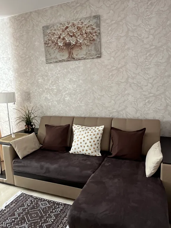 Большая квартира с зонированием и с видом на лес