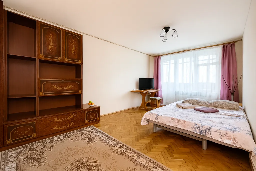 Квартира Уютная 1-комнатная квартира — Москва