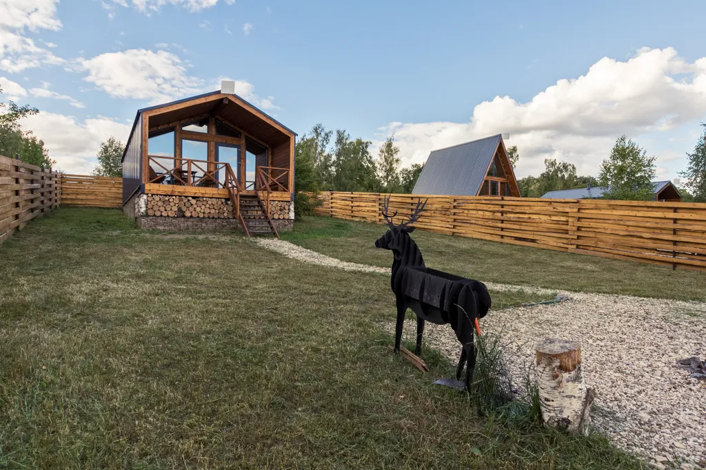 Барнхаус ЗИМА с подогреваемой купелью