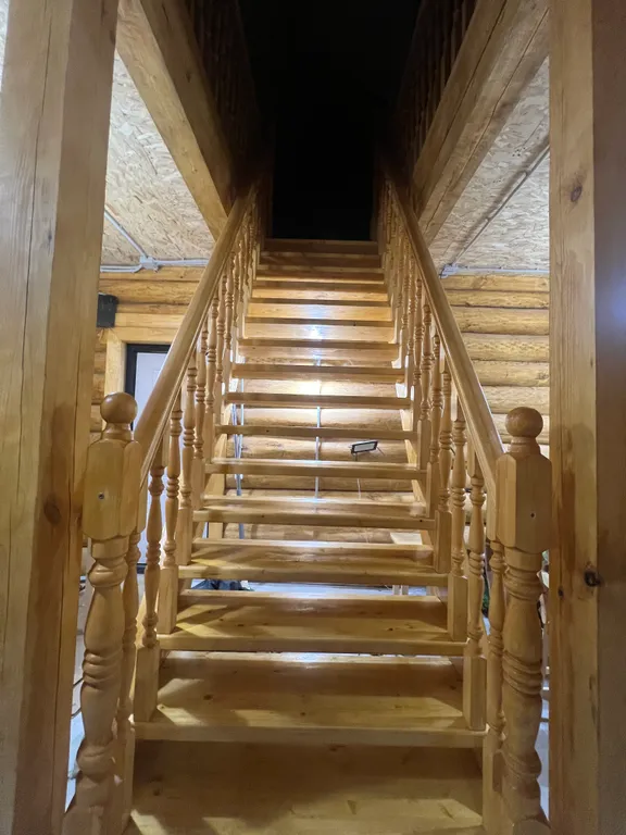 Загородный коттедж из сруба с баней, чаном, купелью и мангальной зоной