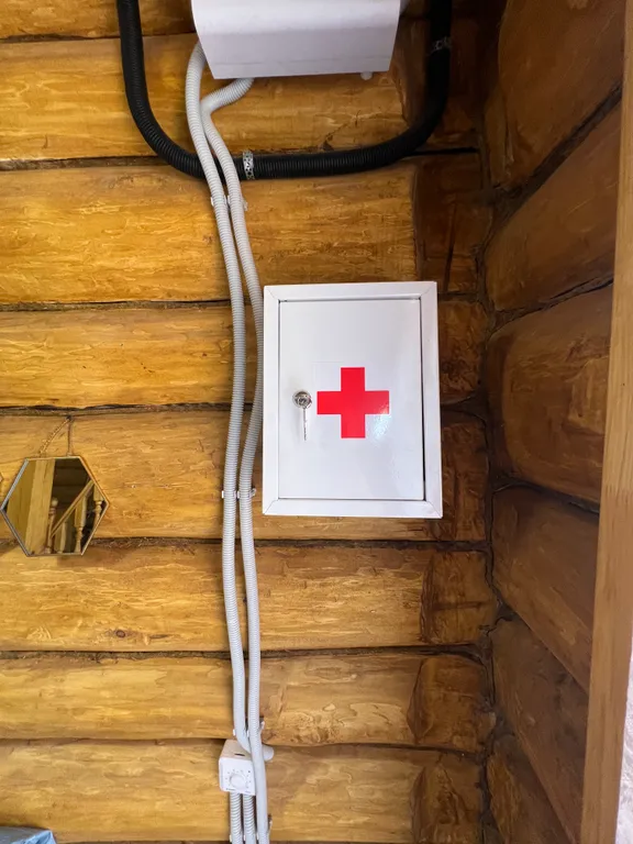 Загородный коттедж из сруба с баней, чаном, купелью и мангальной зоной