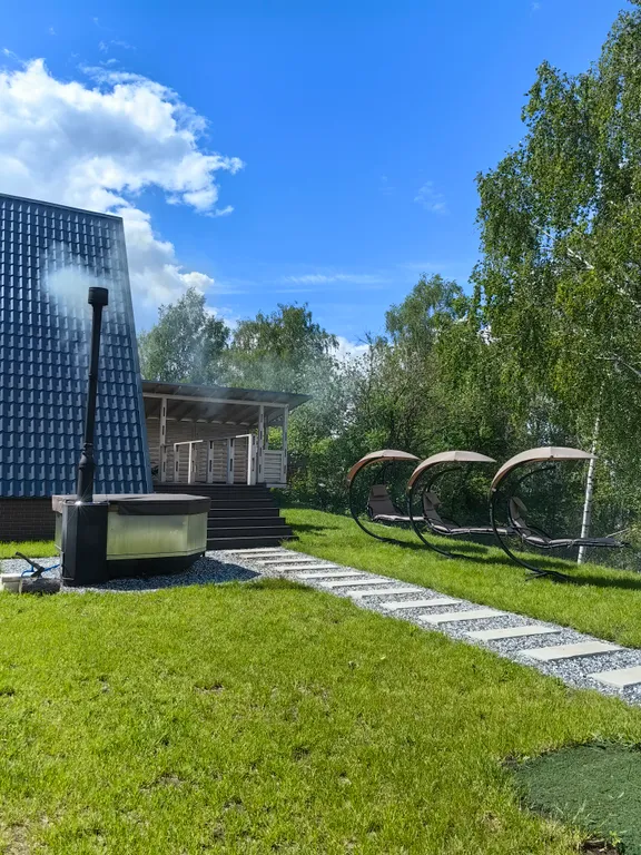 Глэмпинг 90m2 — чан, кухня, Wi-Fi