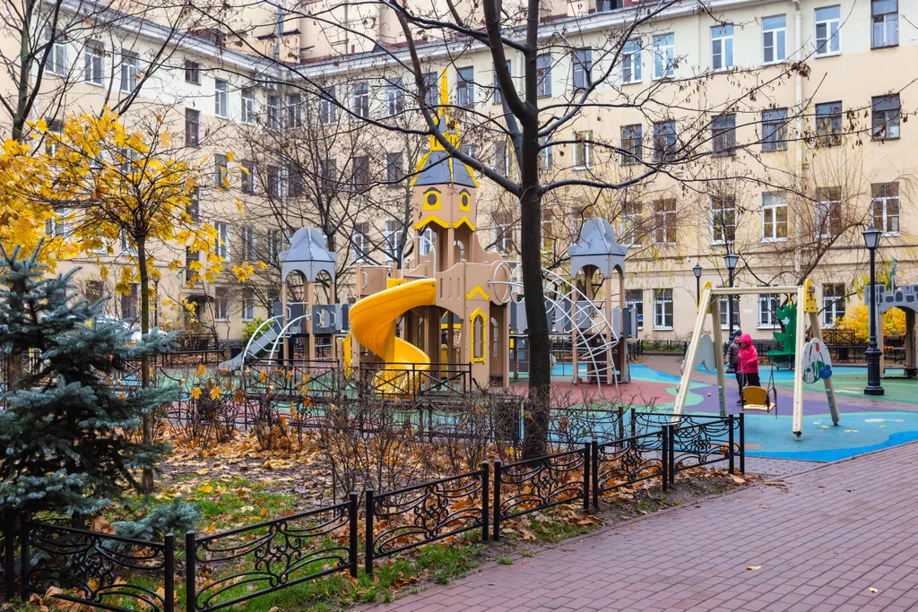 Квартира Квартира в центре с детской площадкой во дворе — Санкт-Петербург