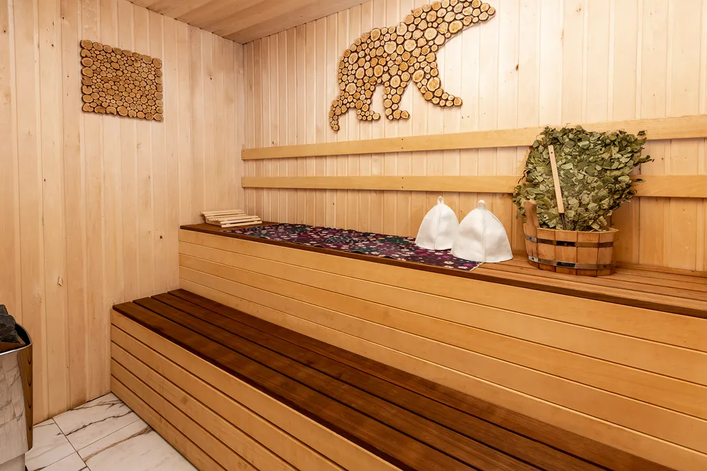 Коттедж Дом в лесном участке у реки с баней и горячей купелью фурако — Логиново