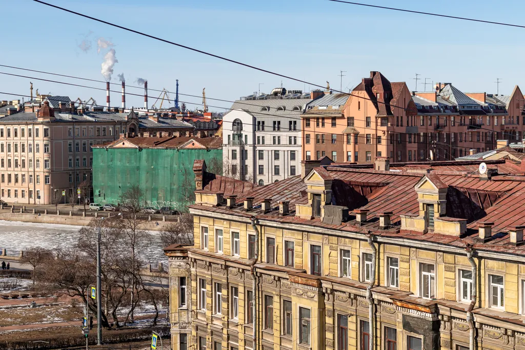 Квартира Квартира Видовая уникальная евродвушка с пианино — Санкт-Петербург