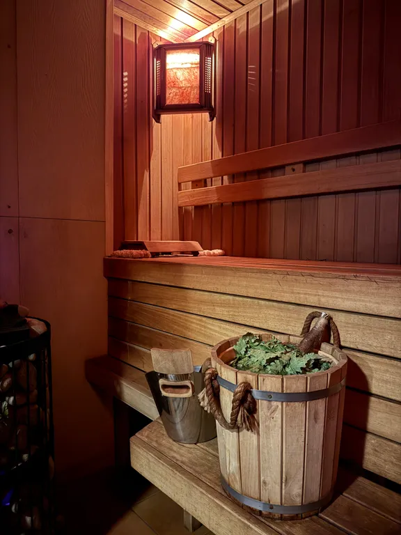 Уютный охотничий дом с чаном, бассейном и баней