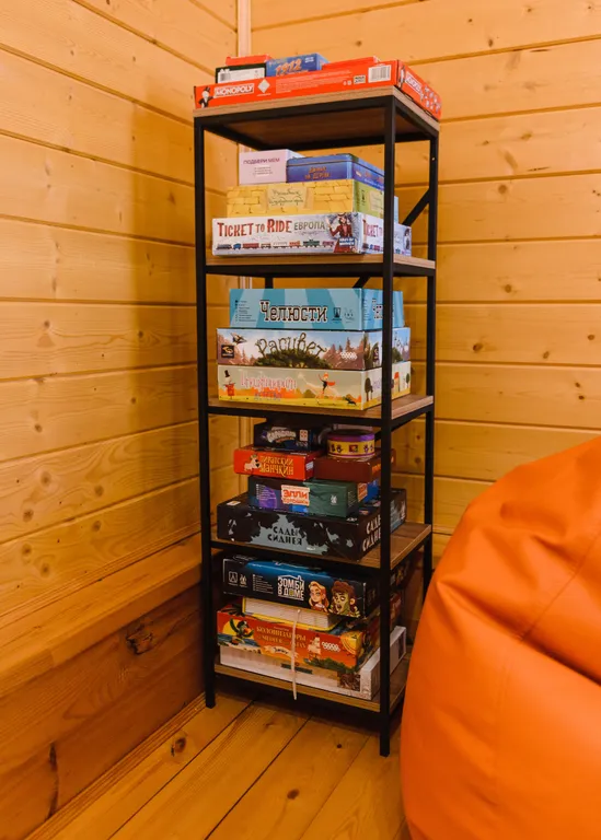 Коттедж с сауной для семейного отдыха в стиле барнхаус