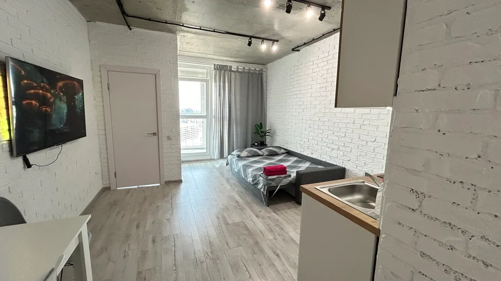 Квартира Квартира Уютная студия в стиле Loft Минск-Сити — Минск