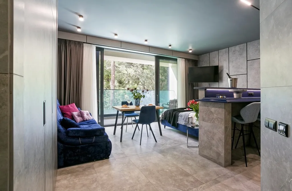 Лофт апартамент с панорамными окнами