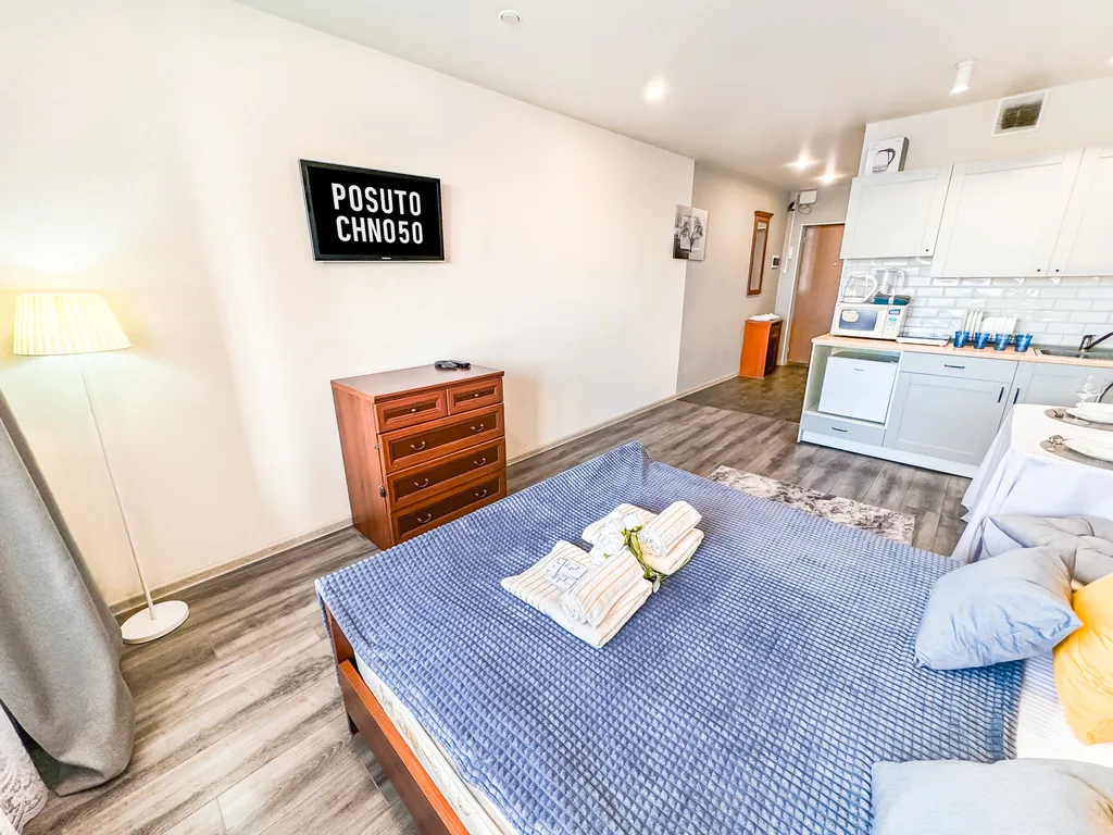 Квартира Квартира Светлый апартамент, где каждая деталь дышит комфортом — Лобня