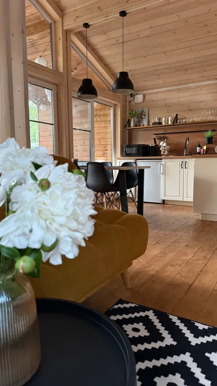 Барнхаус с панорамными окнами Campbin