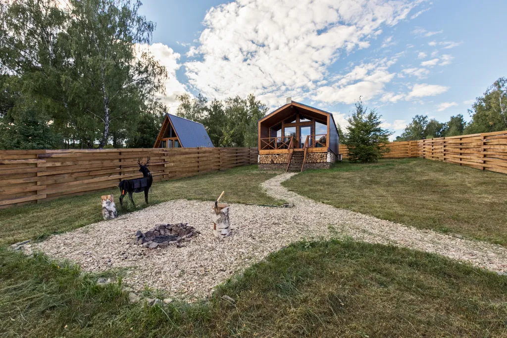 Барнхаус ЗИМА с подогреваемой купелью