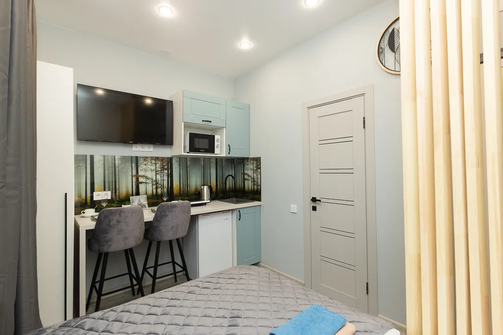 Уютная студия рядом с лесопарком