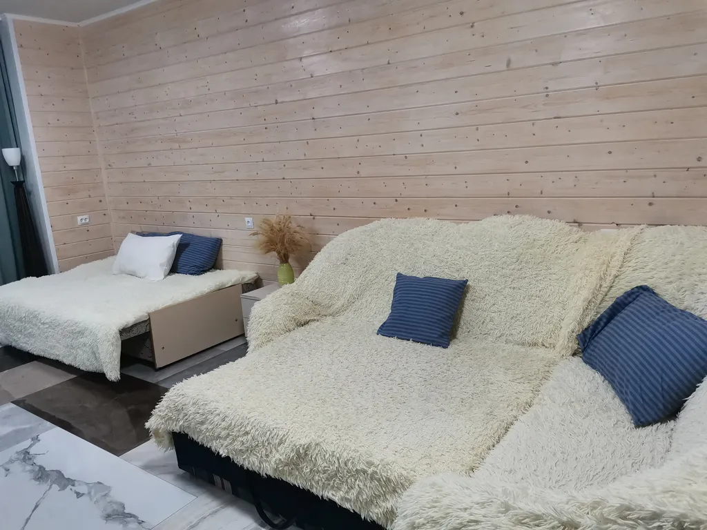 Атмосферный домик Геолог 1 с видом на горы