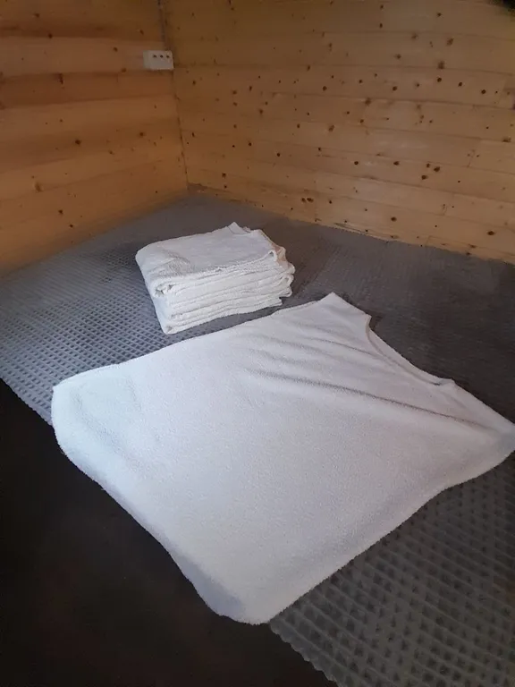 Коттедж Домик с сауной и купелью у леса — Деревянное