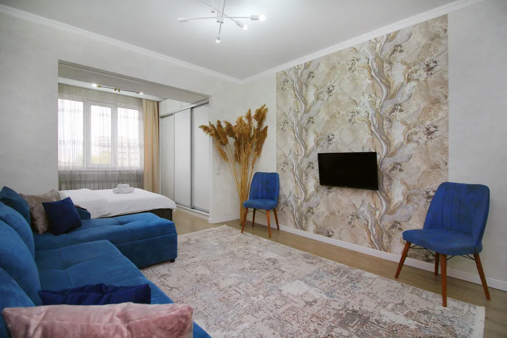 Квартира Светлая студия в Молодежке — Алматы