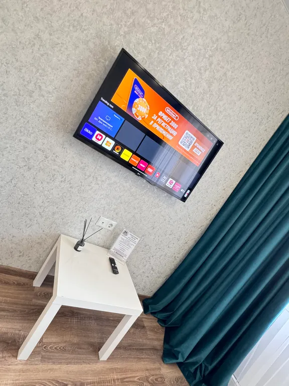 Современная квартира-студия рядом с ТРЦ Аура