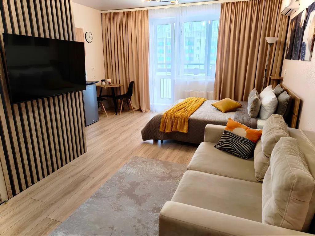 Квартира Квартира - студия комфорт класса рядом с термами voda и гольф-клубом — Челябинск