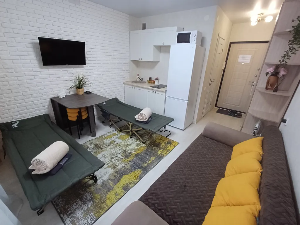 Уютные апартаменты-студия на Кораблестроителей