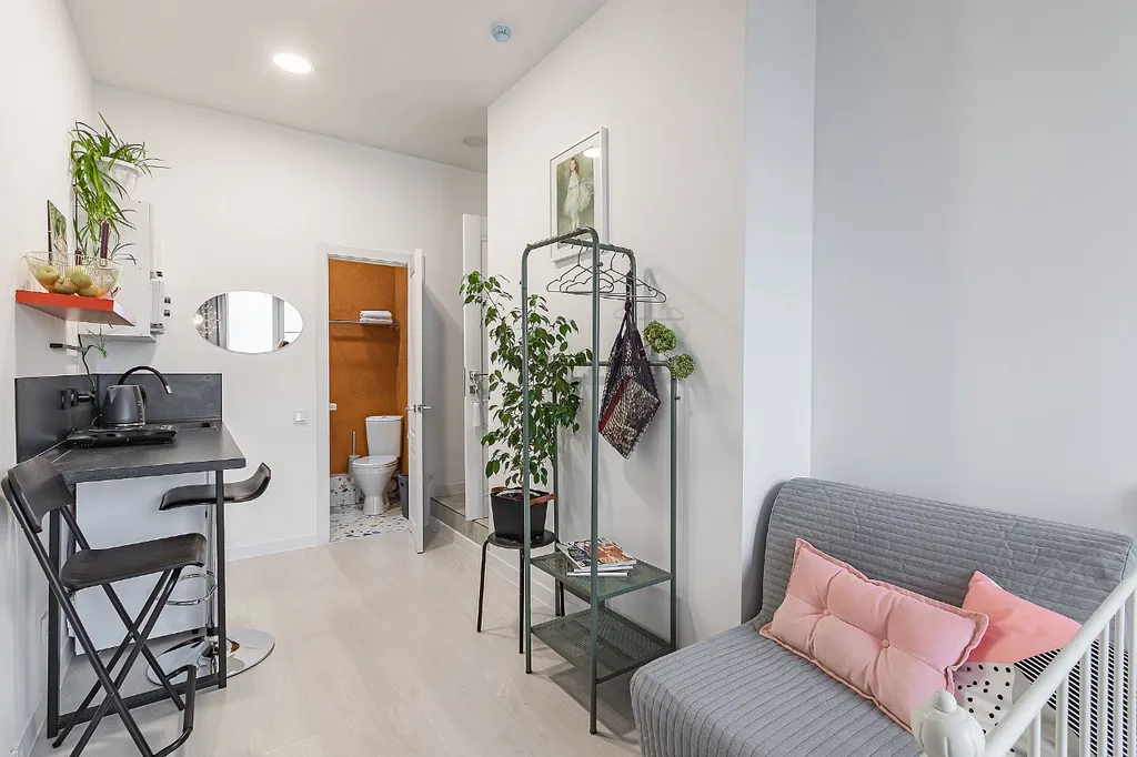 Атмосферная видовая студия Лёгкость бытия в центре с парковкой