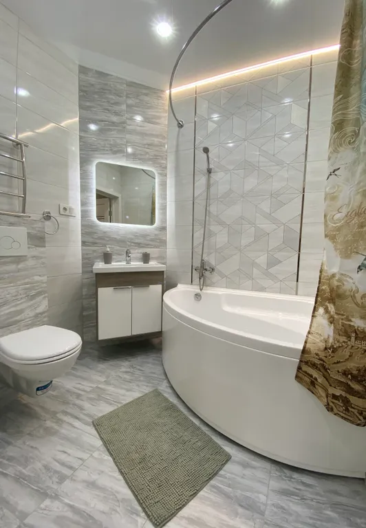 Чистая уютная квартира с дизайнерским ремонтом рядом с ТЦ Кристалл