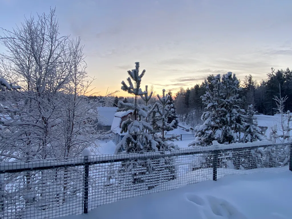 Уютный дом у леса и озера