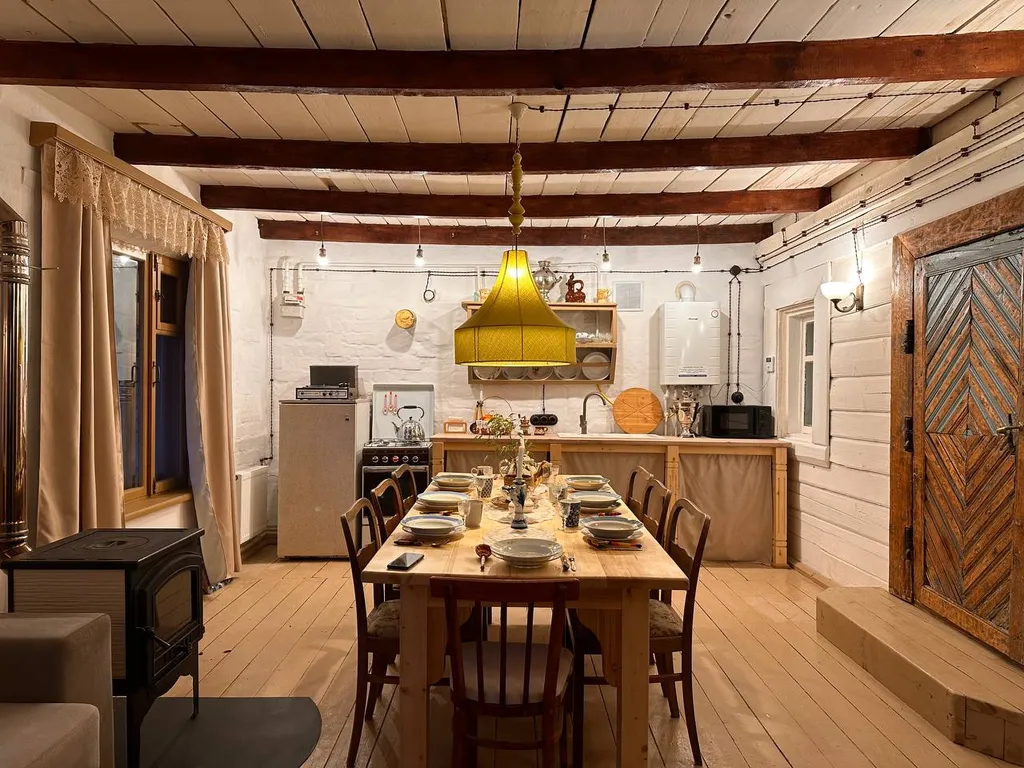 Уютный домик на берегу Волги Изба Купеческая со всеми удобствами