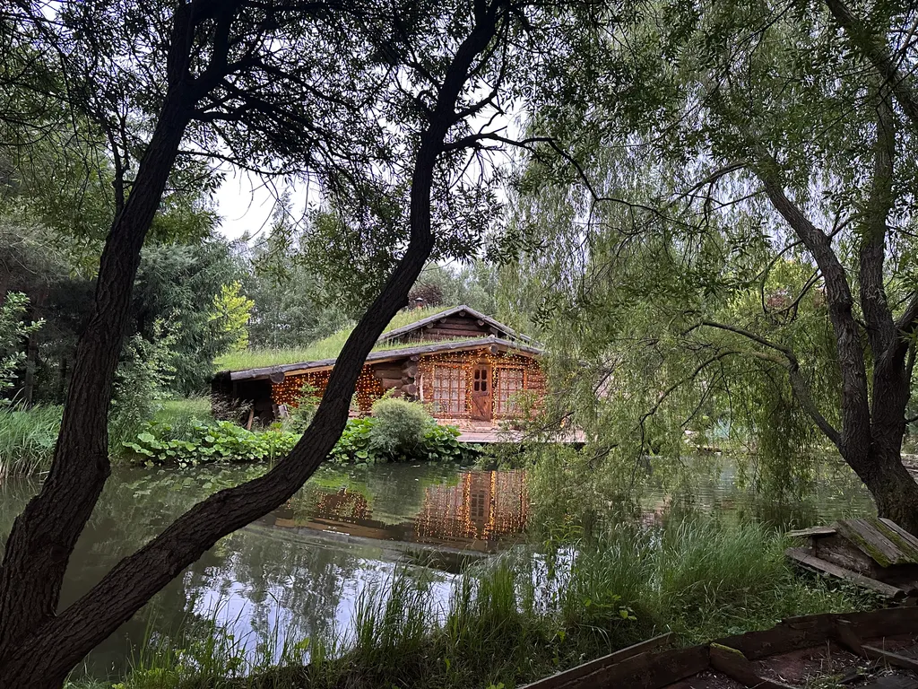 Деревянный домик