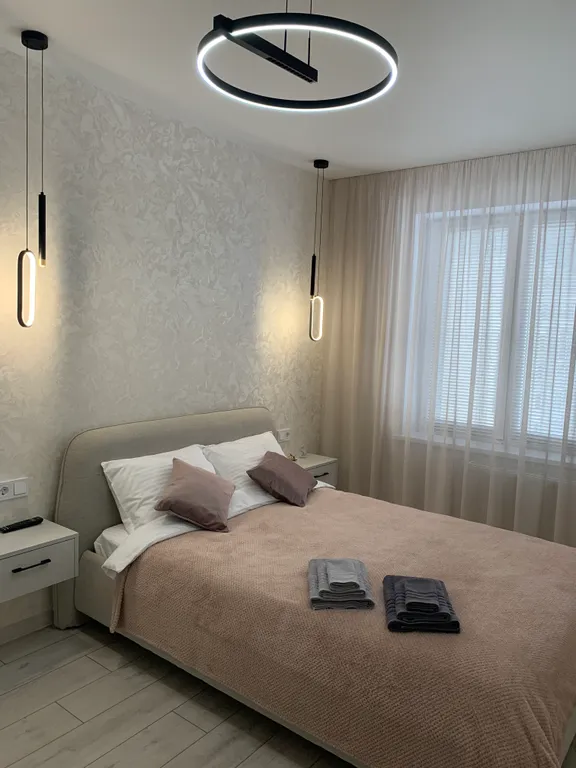 Квартира Квартира Уютная евро двушка в 10 минутах от Верхнего озера Вся мебель и техника — Калининград