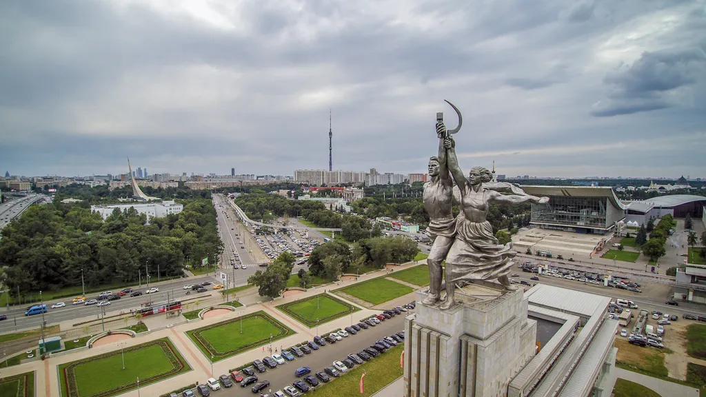 Квартира Квартира Старомосковский шик на вднх в историческом доме, 2 кровати — Москва