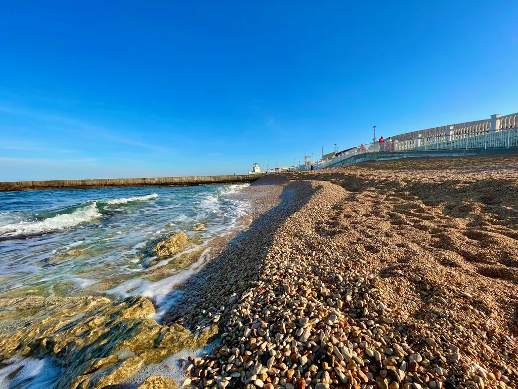 Квартира у пляжа и Парка победы с видом на море