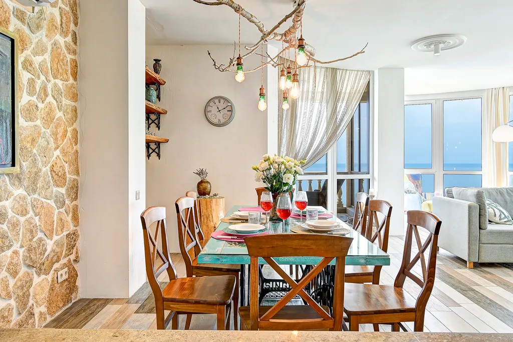 Евро 3-комнатная квартира дизайнера в 100 м от моря Я на Море