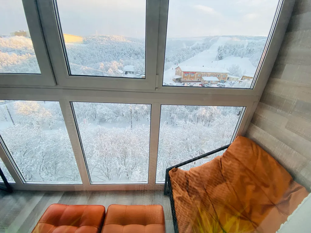 Квартира с панорамным видом на горнолыжный склон