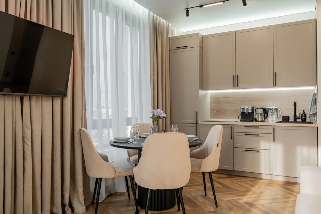 Апартаменты с видом на Кремль у аквапарка с парковкой