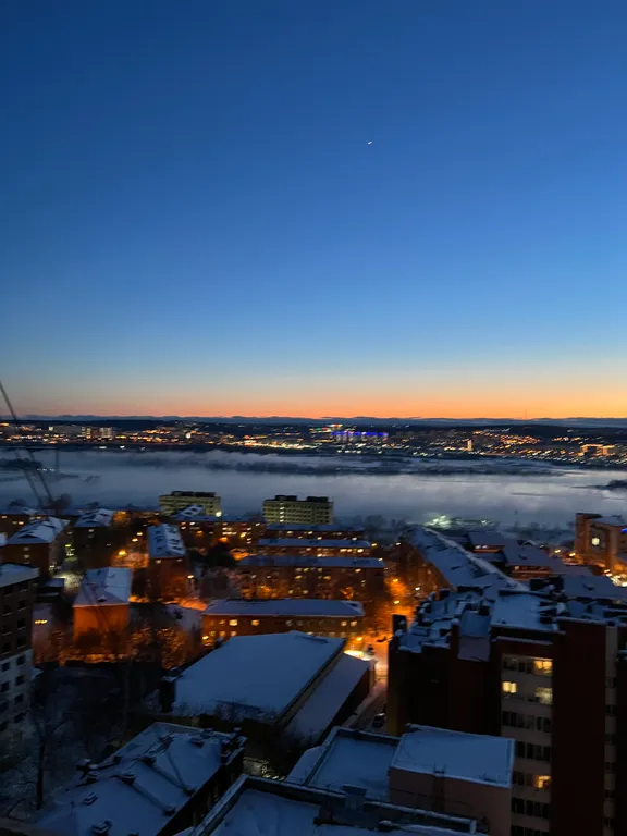 Апартаменты в центре города с красивым панорамным видом на город