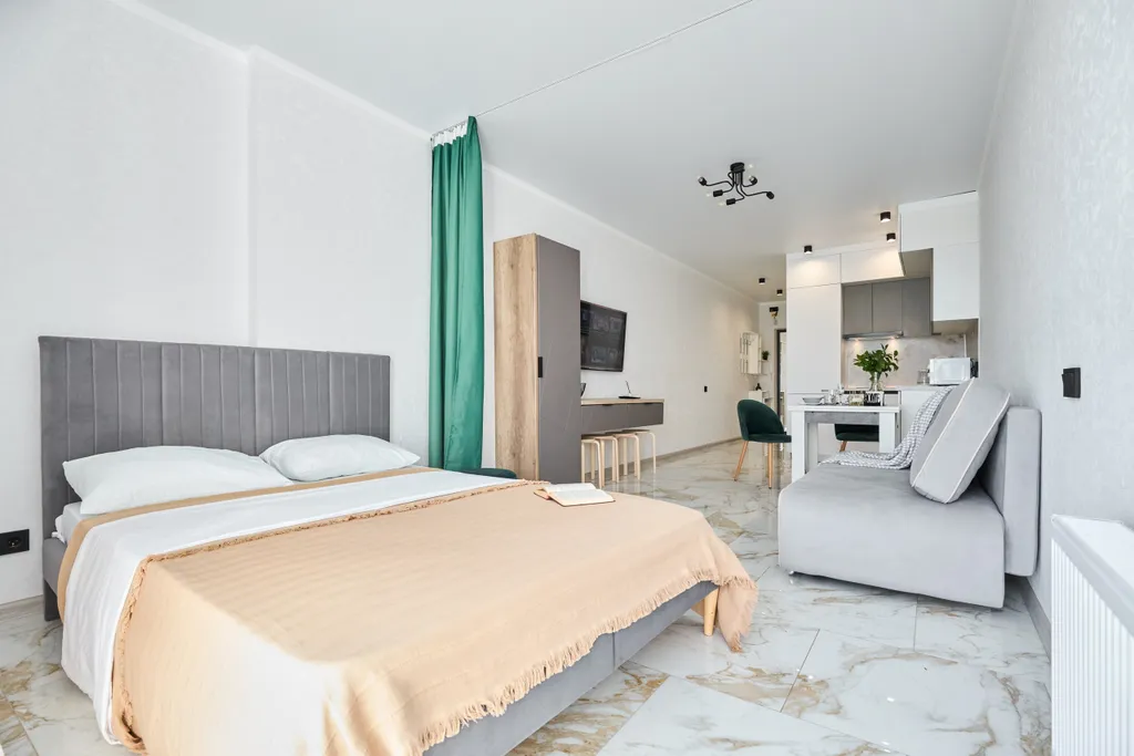 Шикарная студия с прекрасным видом на дон, с 25 этажа, для романтика