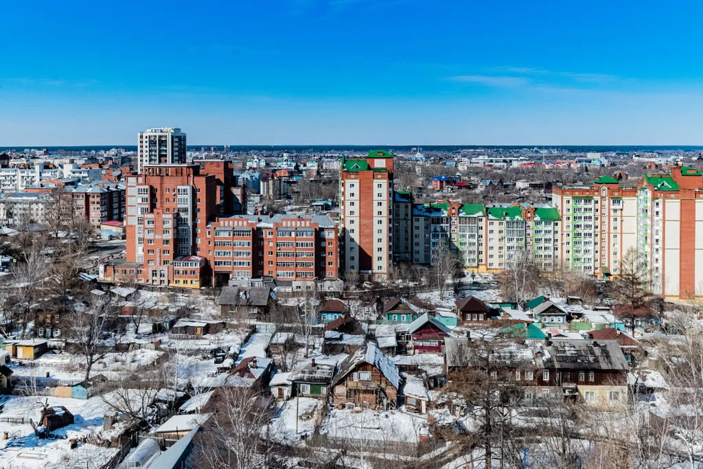 Апартаменты с красивым видом на Томск