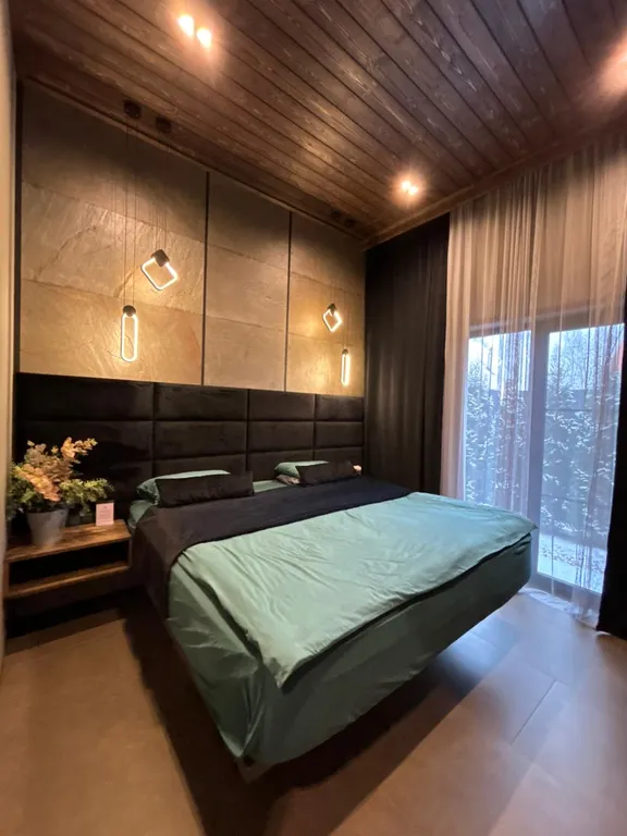 Стильный дом с чаном и сауной